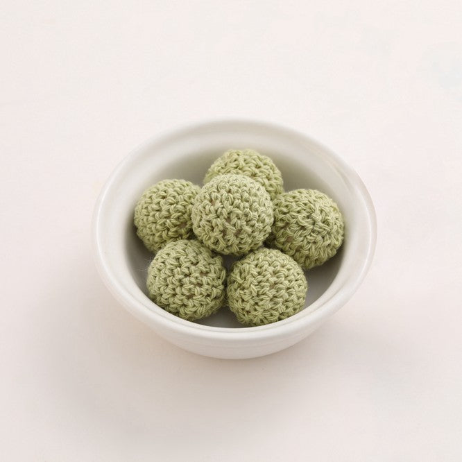 Wholesale 10PCS 20mm Yarn Beads